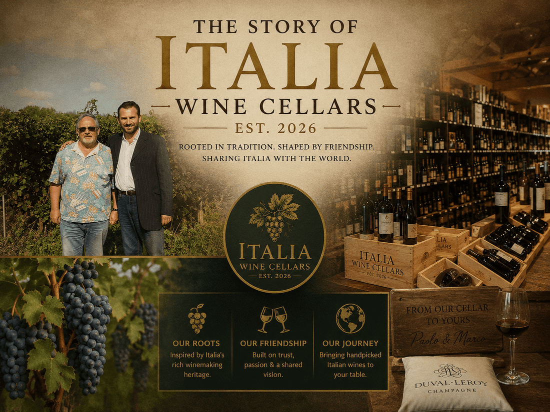 Primitivo wines from Southern Italy featured at Italia Wine Cellars, showcasing tradition and passion.