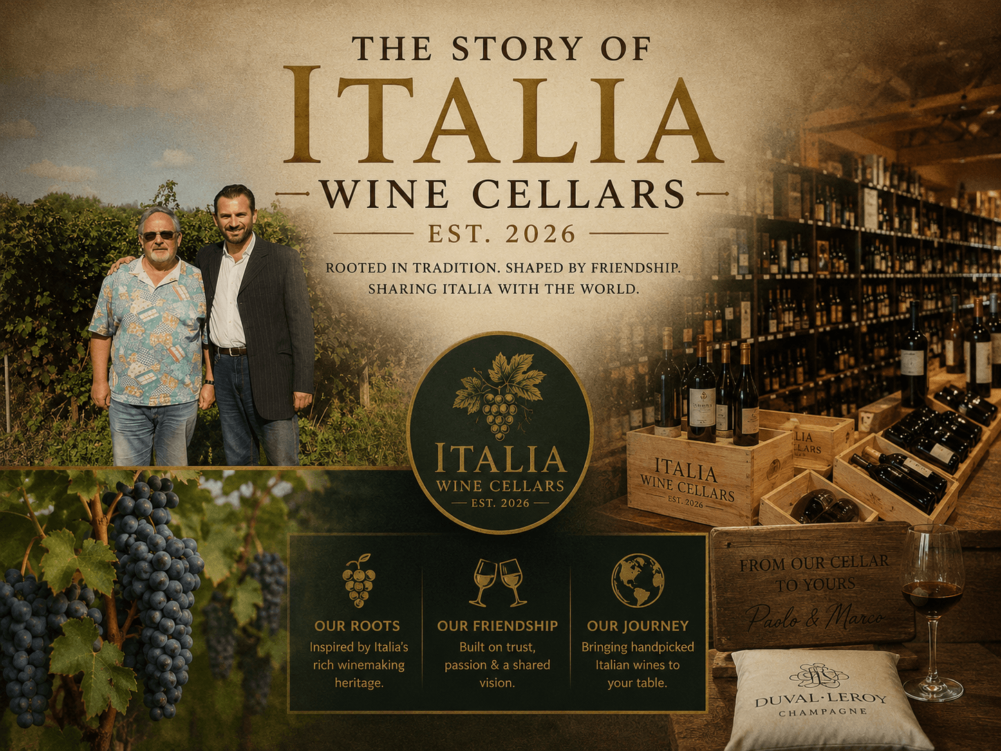 Primitivo wines from Southern Italy featured at Italia Wine Cellars, showcasing tradition and passion.