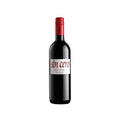 Bottle of Sin Cero Rosso Verona IGT with a vibrant red label showcasing its deep ruby color.