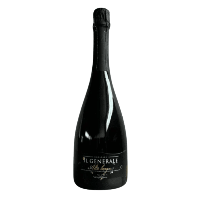 Alta Langa DOCG by Dogliani il Generale, Metodo Classico 1.5 LT sparkling wine bottle.
