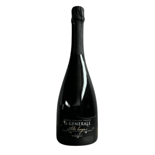 Alta Langa DOCG by Dogliani il Generale, Metodo Classico 1.5 LT sparkling wine bottle.