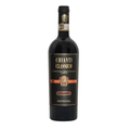 Bottle of Chianti Classico DOCG Gallo Nero Salvadori Bruno showcasing its elegant label and rich wine color.