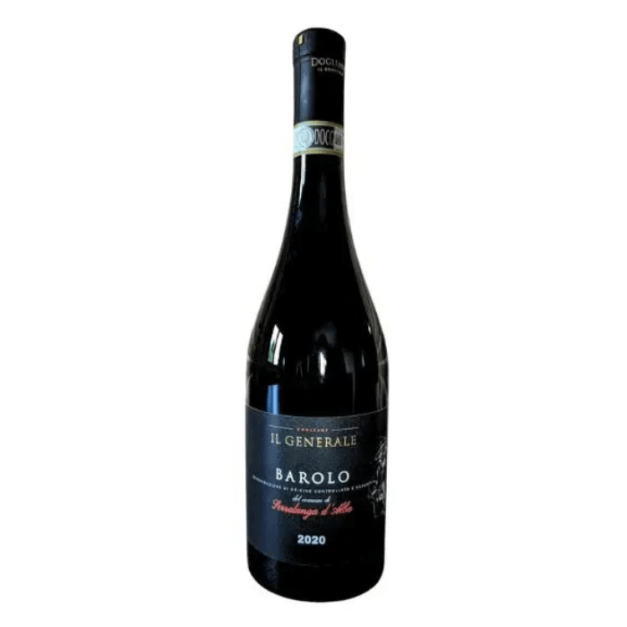 DOGLIANI “Il Generale” Barolo Serralunga DOCG wine bottle with a sleek design and vintage 2020.