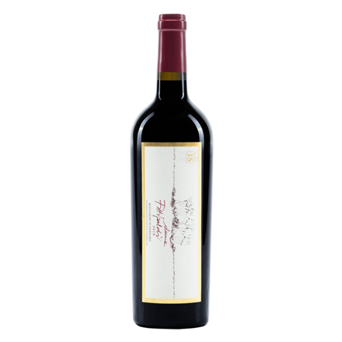 Donne Fittipaldi Bolgheri Classico Superiore 2016 wine bottle with elegant label design.