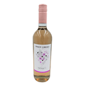 Bottle of Gleni Wines Pinot Grigio blush wine featuring a pale copper-pink hue and elegant design.