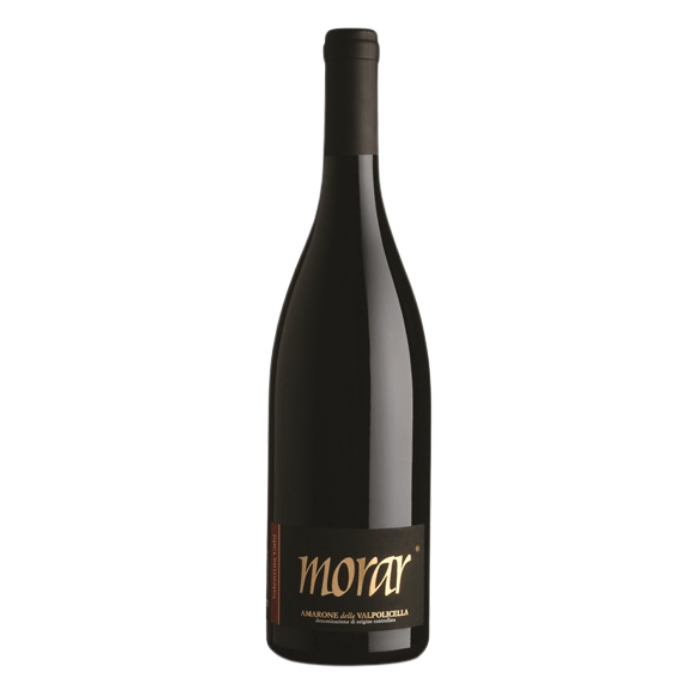 Morar 2010 Amarone Classico della Valpolicella DOCG wine bottle with a sleek design.