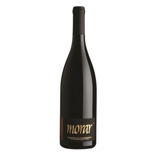 Morar 2010 Amarone Classico della Valpolicella DOCG wine bottle with a sleek design.