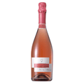 Bottle of SPUMANTE Rosé della Quercia IGT Extra dry by Alberto Longo, featuring a soft pink hue and elegant label.