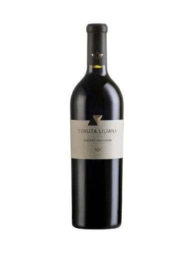 Tenuta Liliana Salento Cabernet Sauvignon wine bottle featuring elegant label and dark ruby color.