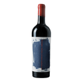 Torre Testa Brindisi DOC 2019 bottle with red cap and artistic label from Tenute Rubino