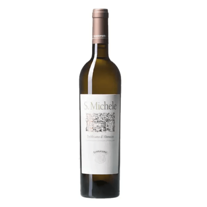 TREBBIANO D'ABRUZZO San Michele DOC Centorame white wine bottle