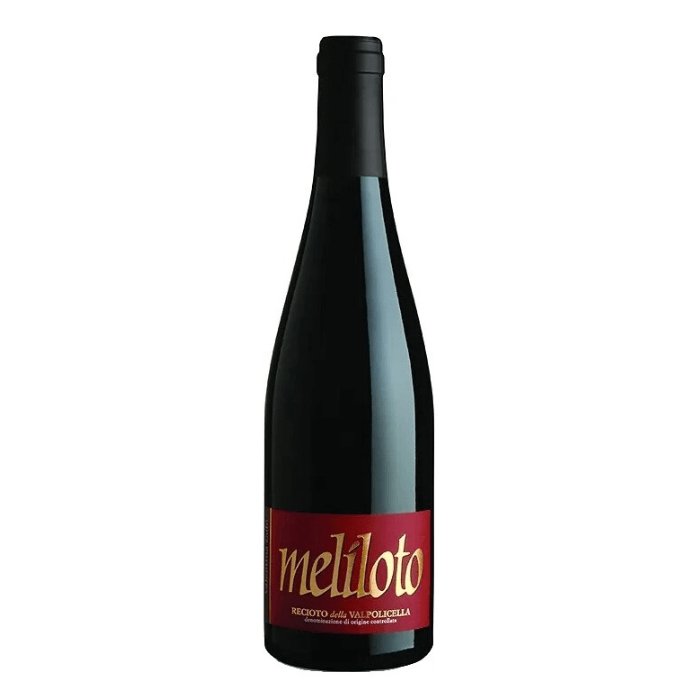 Meliloto Recioto della Valpolicella Classico DOCG 2021 wine bottle by Valentina Cubi.